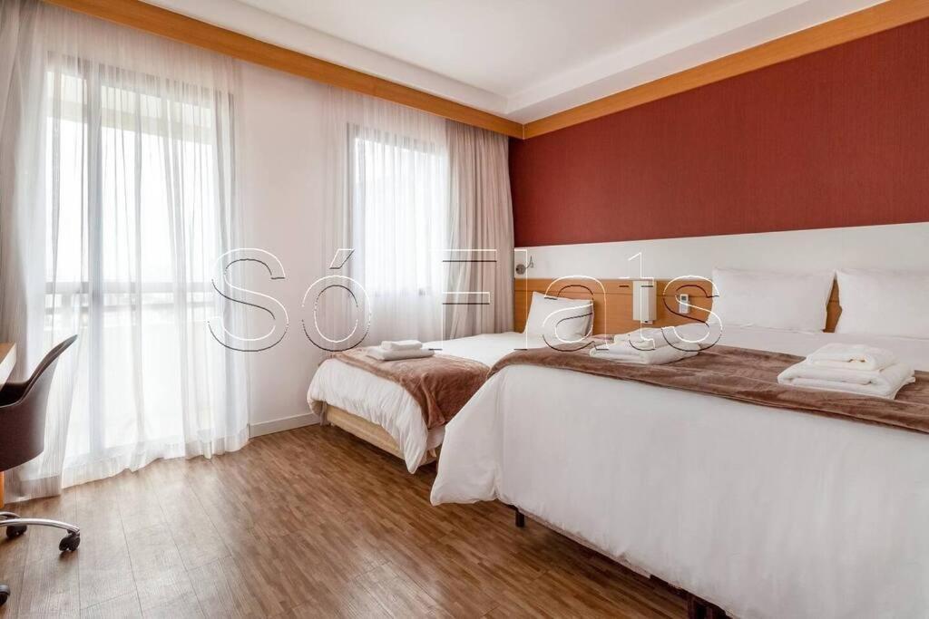 & Coracao Da Faria Lima , Conforto Seus Hospedes, Duas Camas , King Size , Solteiro Box *